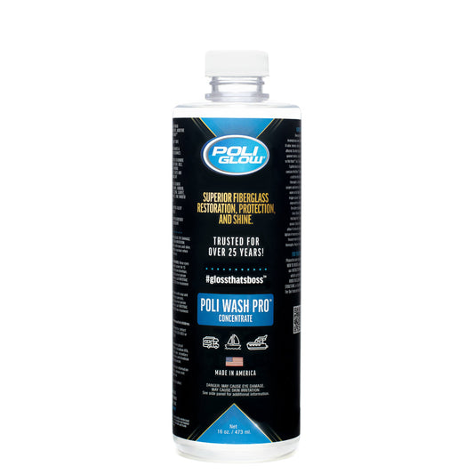 bottle of poli wash pro concentrate