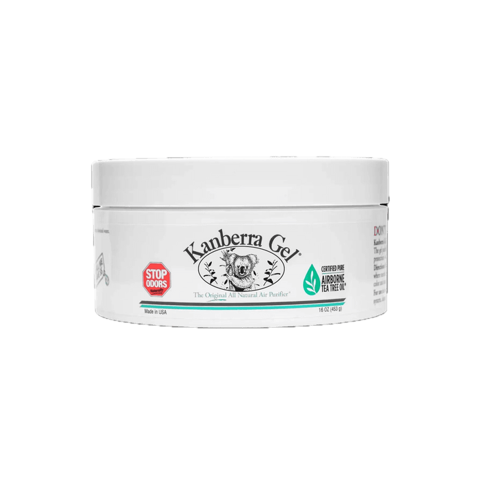 Kanberra Gel natural air purifier eliminates musty odors, mold, and mildew in RVs, boats, and enclosed spaces