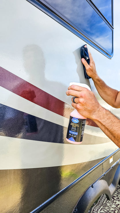 Poli slick seal on RV