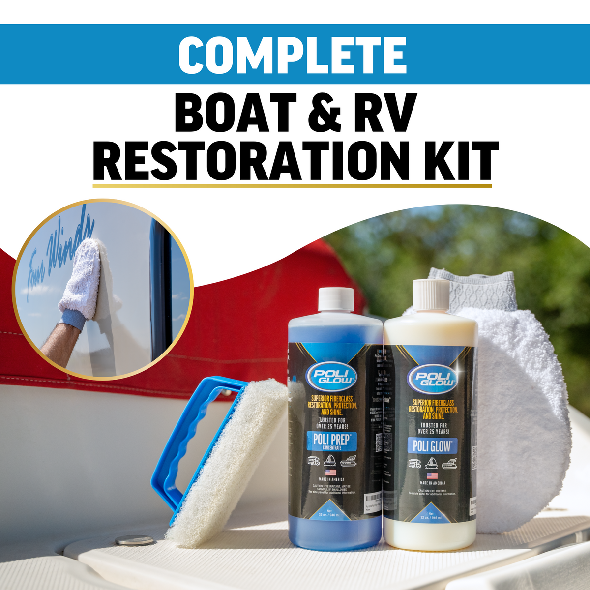 Poli Glow® Boat Restoration Kit