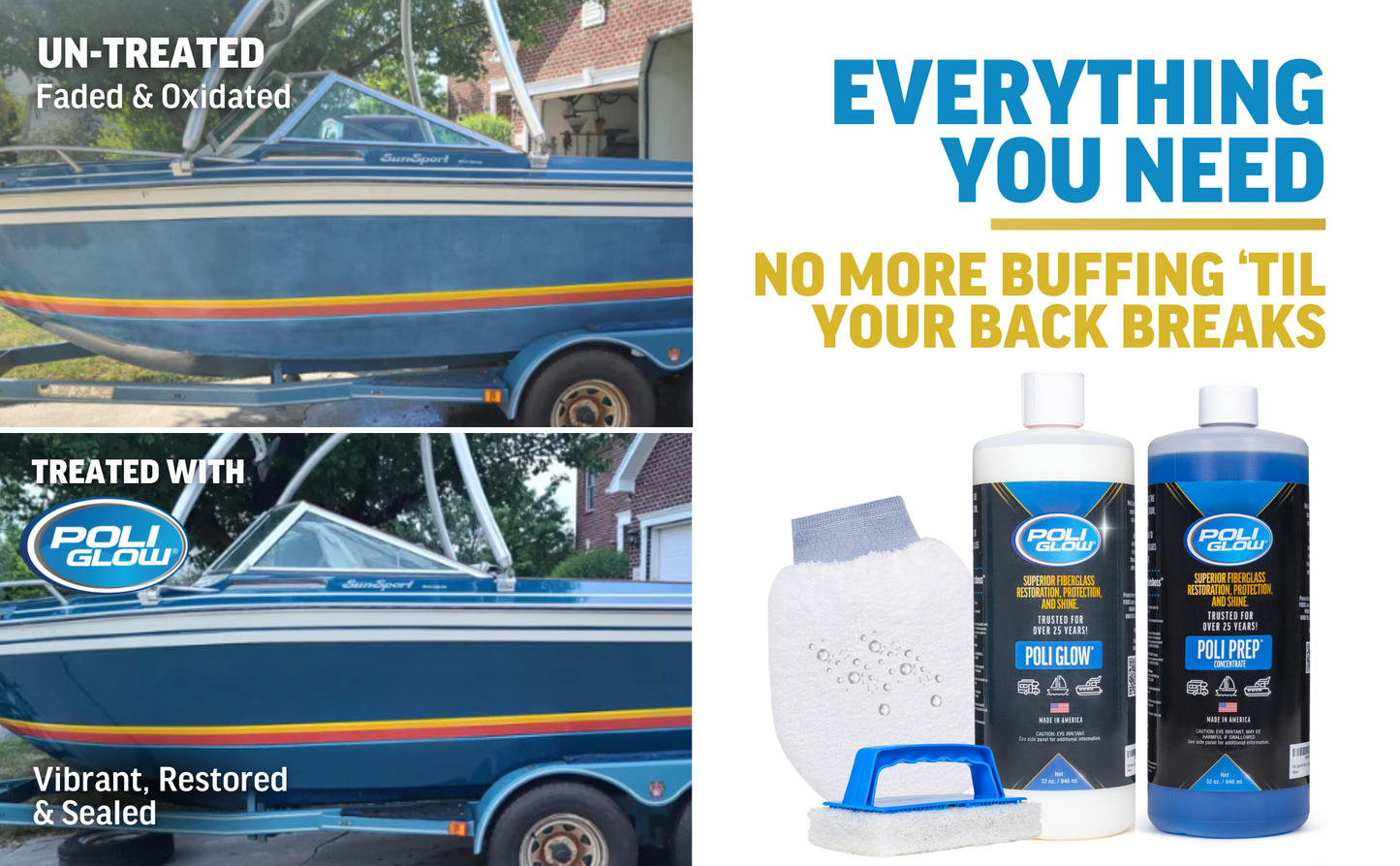 Poli Glow® Boat & RV Restoration Kit