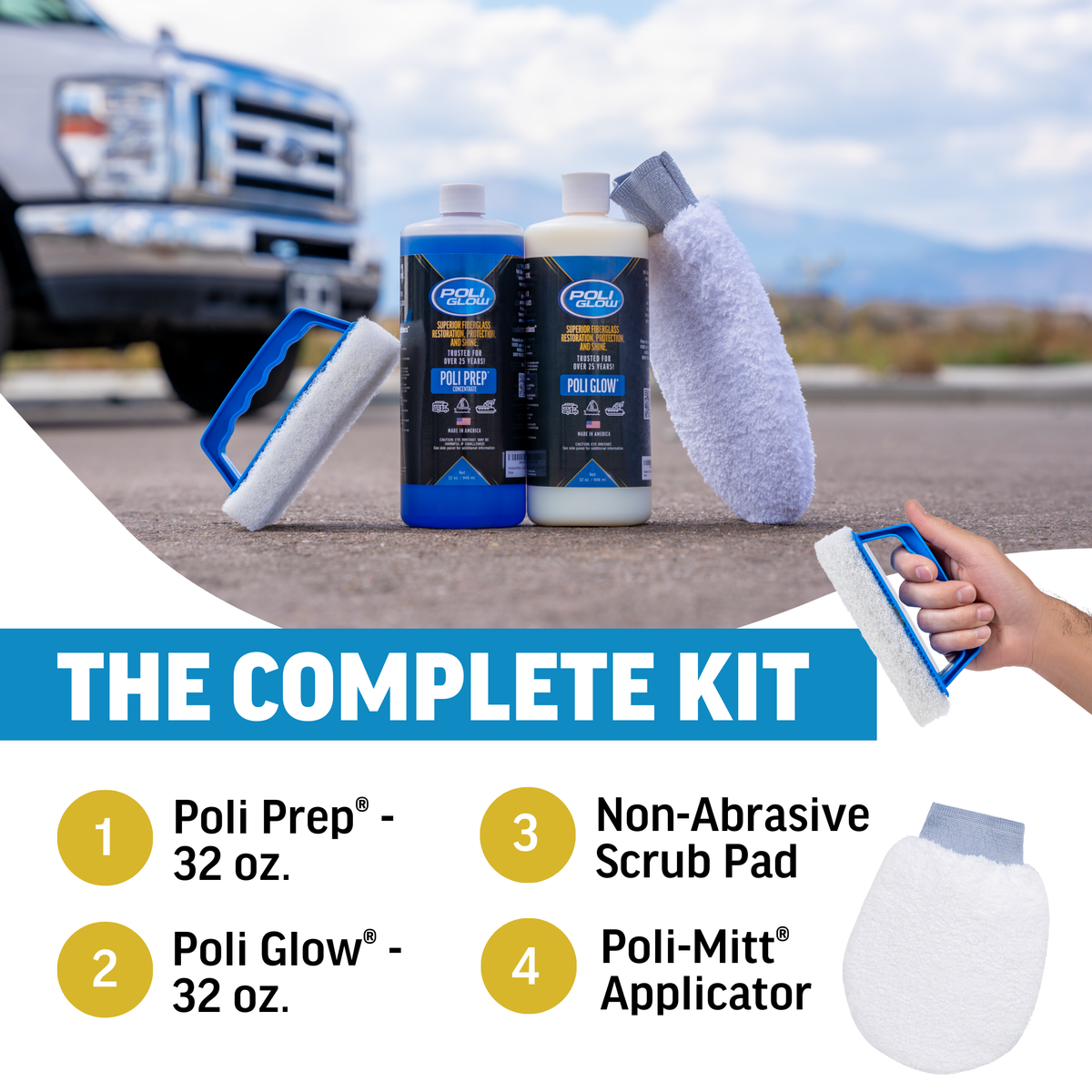 Poli Glow® Boat Restoration Kit