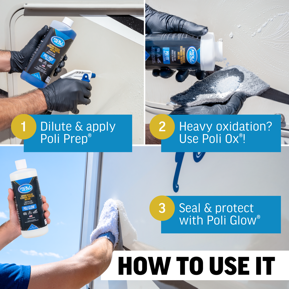 Poli Glow® Deluxe Boat Restoration Kit