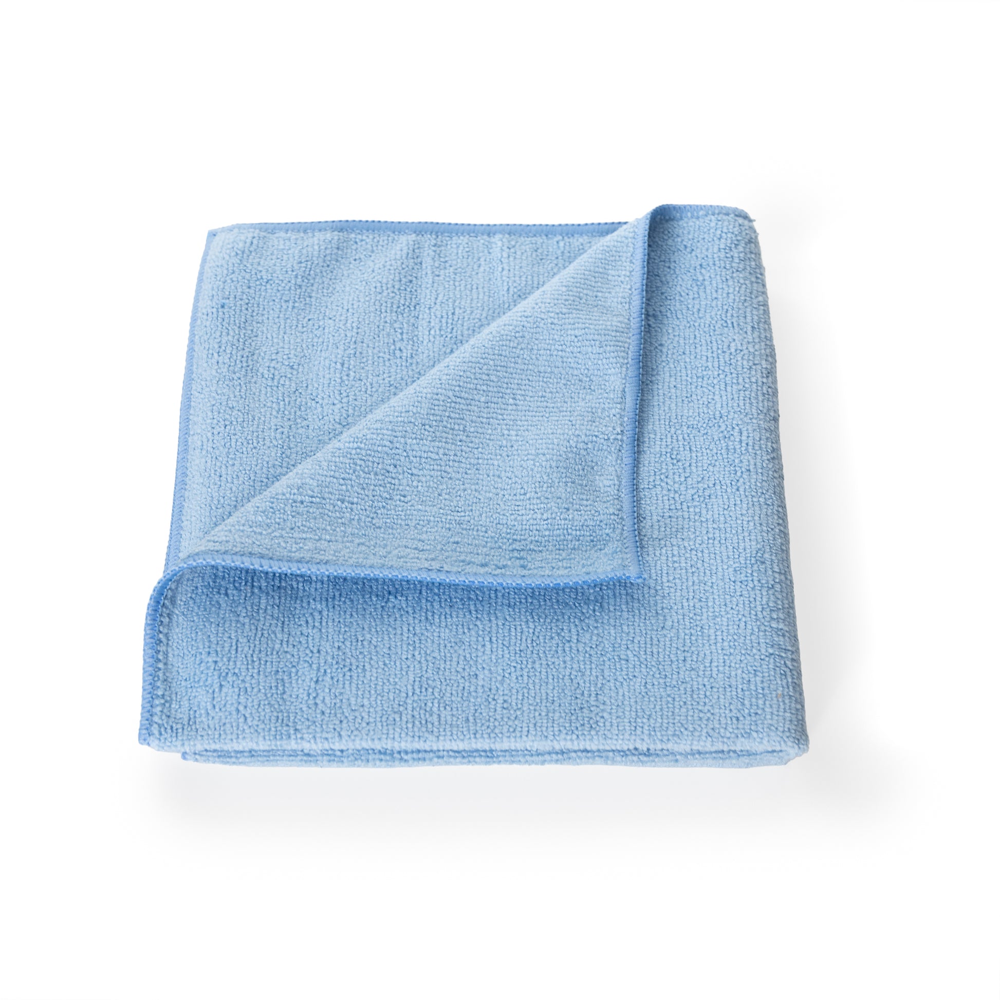 Poli Glow 320 GSM Microfiber towel Folded on a white background