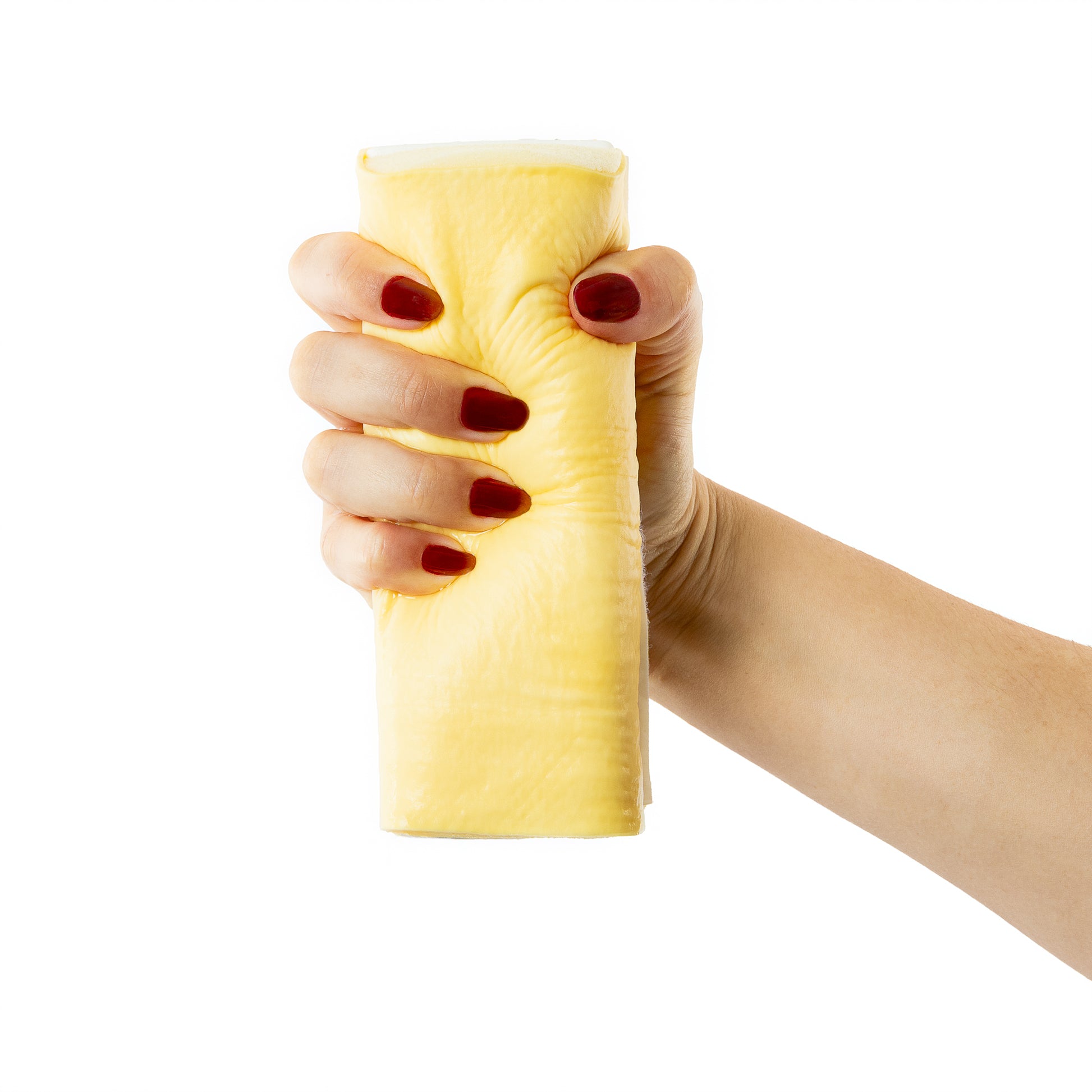 Hand holding the poli glow 7inch chamois applicator