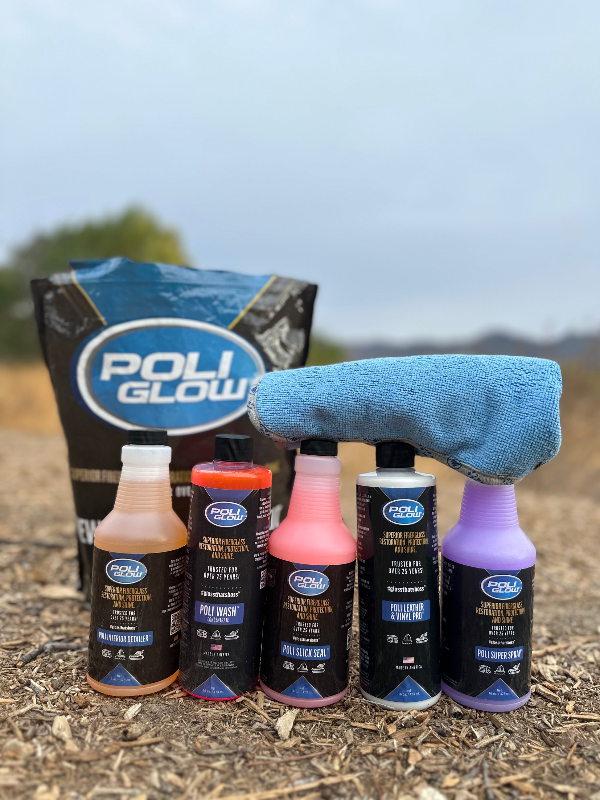 Poli glow boat and rv detailing kit