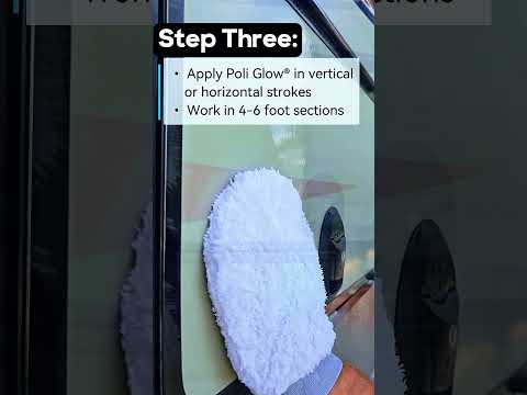 how to use poli glow video