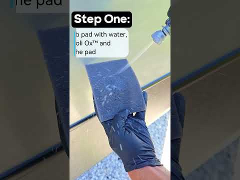 Video with steps on how to use Poli Ox to remove light to heavy oxidation before applying Poli Glow